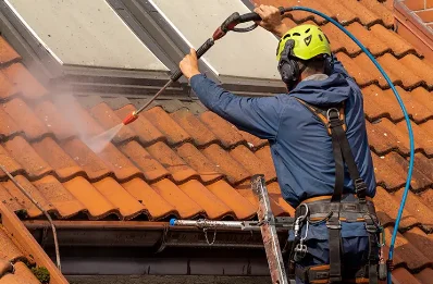 Démoussage et hydrofuge de toiture à Cubrial